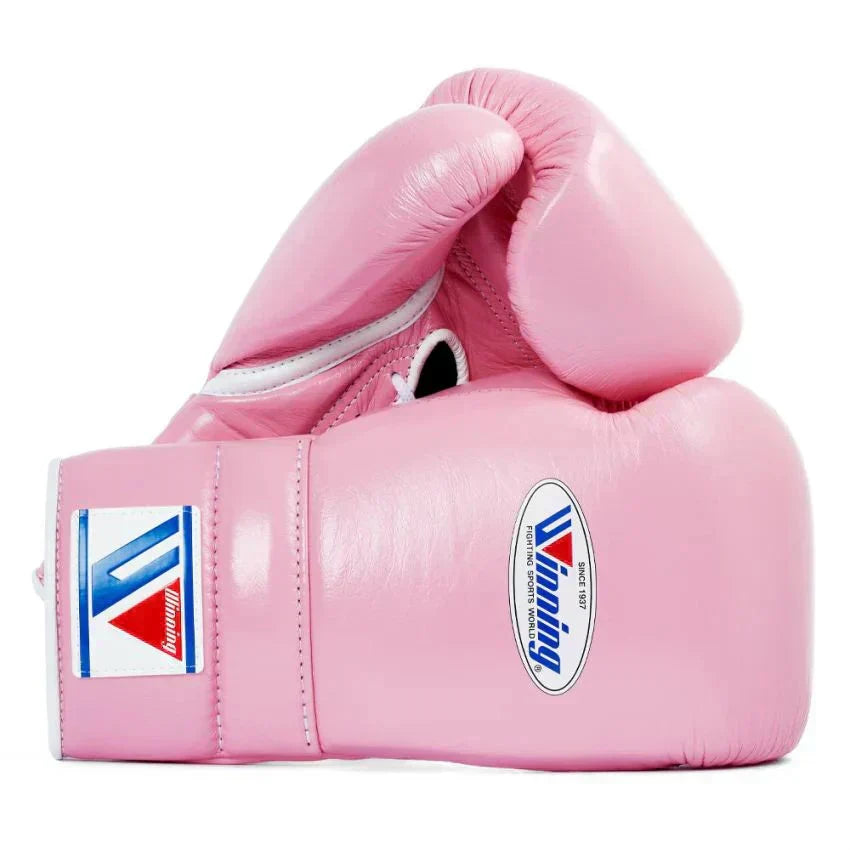 Baby Pink Pro Elite Boxing Gloves | Winnings | Personalise your name | 100% Pure Leather | Best Choice for Fighters | Flat 50 OFF