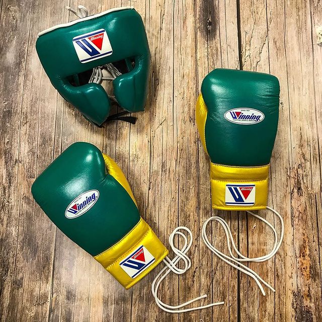 Dark Green & Gold Custom Handmade Boxing Sparring Kit | Winning | Premium Quality | Personalise Your Name | Flat 50% OFF