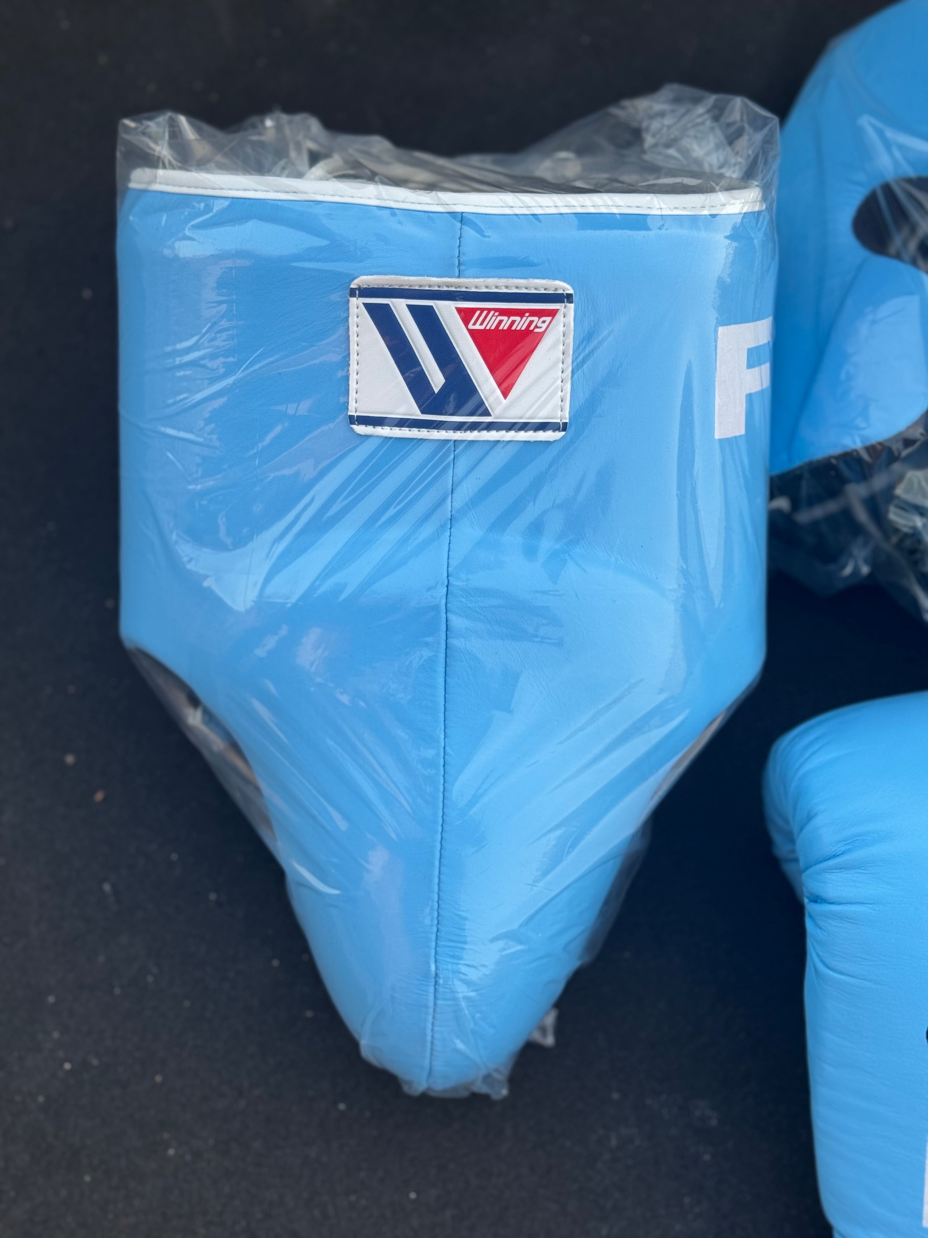 Sky Blue Custom Handmade Boxing Sparring Kit | Winning | Premium Quality | Personalise Your Name | Flat 50% OFF