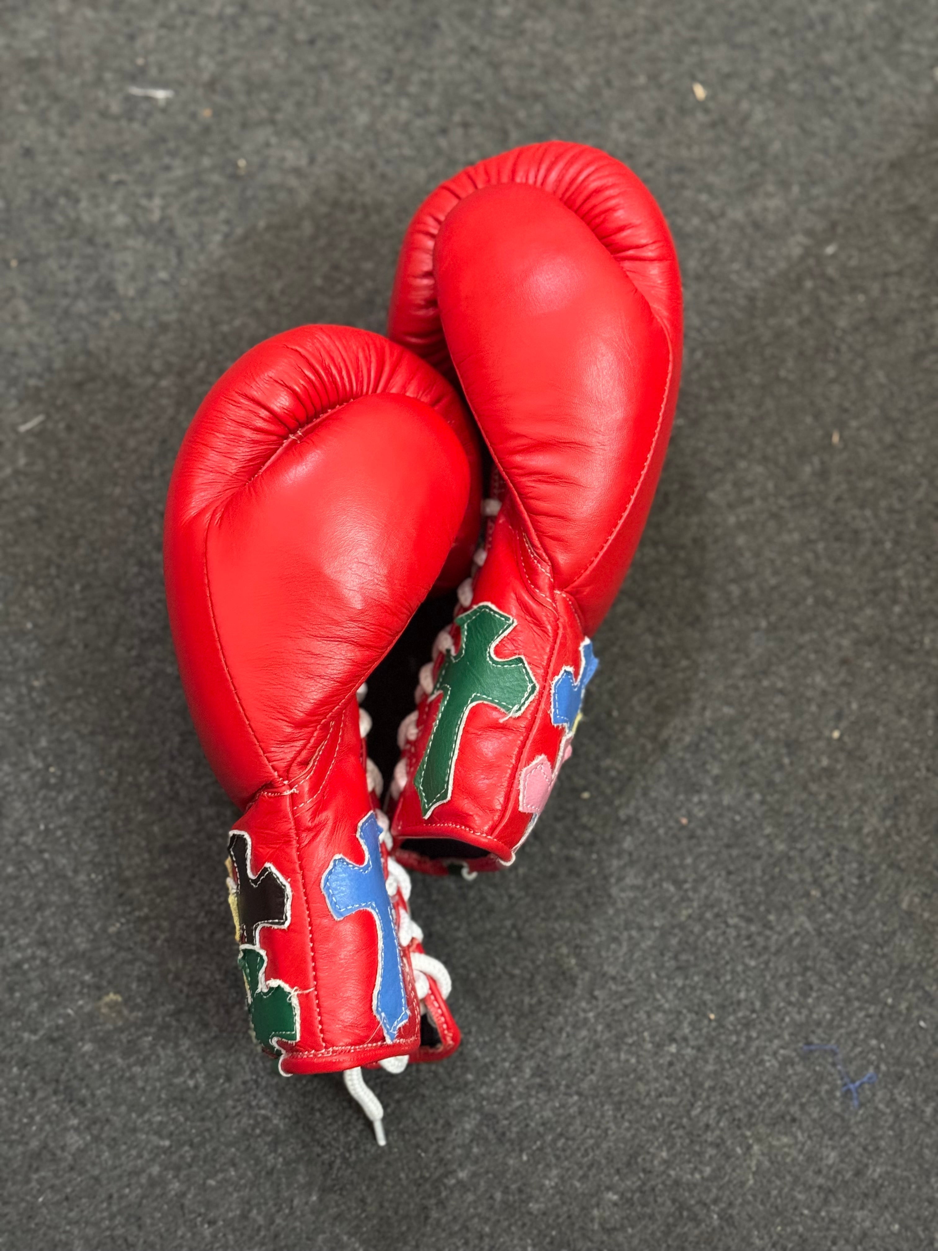 Chrome Hearts Special Edition Red Sparring Kit | Custom Handmade | Winnings | Premium Quality | Personalise Your Name | Flat 50% OFF
