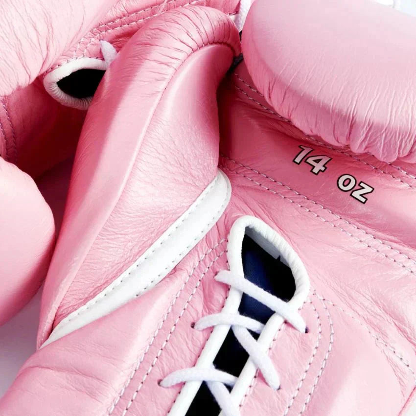 Baby Pink Pro Elite Boxing Gloves | Winnings | Personalise your name | 100% Pure Leather | Best Choice for Fighters | Flat 50 OFF