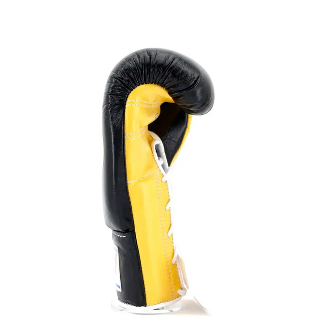 Winning Pro Fight Gloves - Black/Yellow